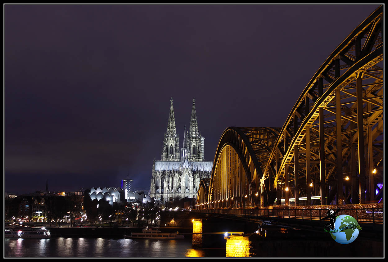 Catedral de Colonia y el puente Hohenzollern