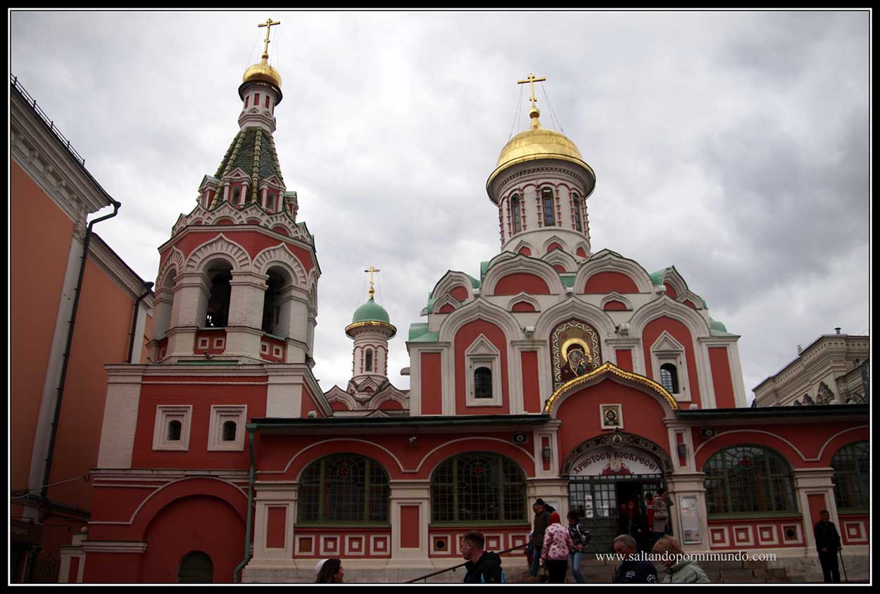 Catedral de Kazán en Moscú.