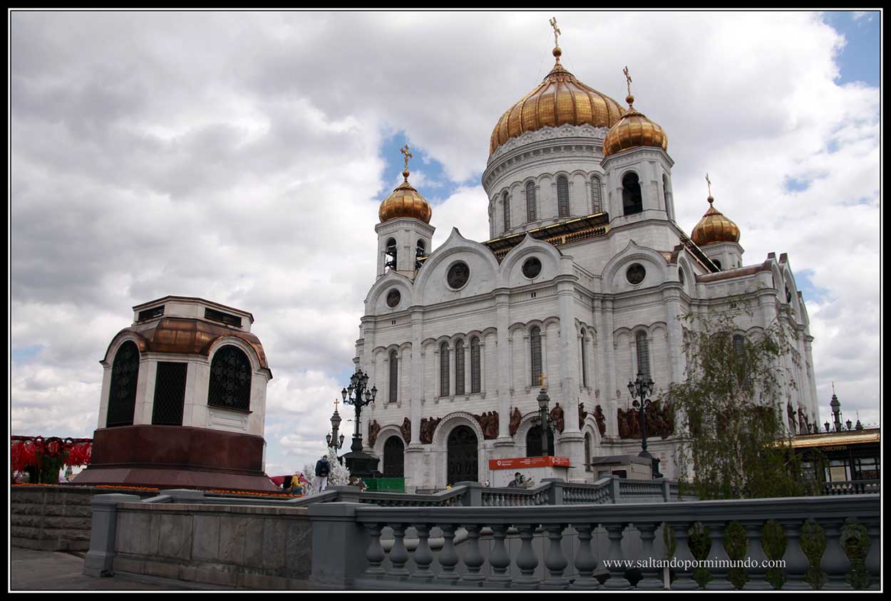 Catedral del Cristo Salvador en Moscú.