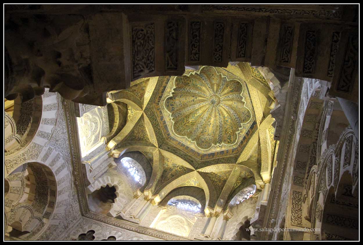 Cúpula central de la Mezquita de Córdoba